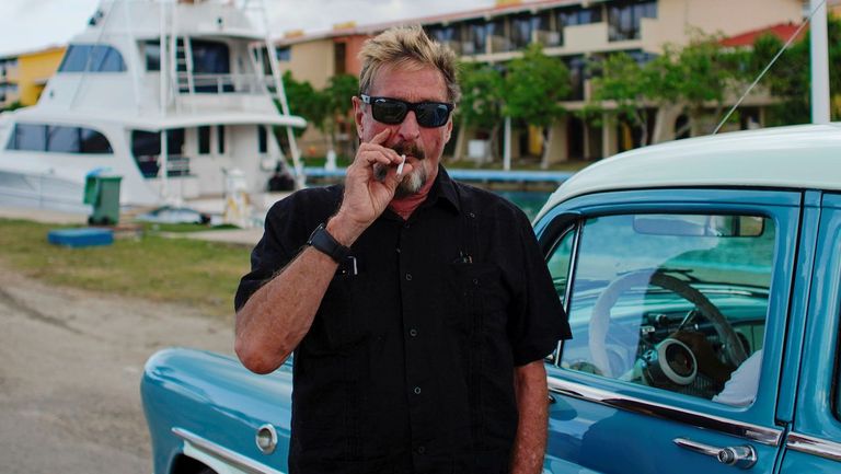 John McAfee, en una foto de archivo en Cuba