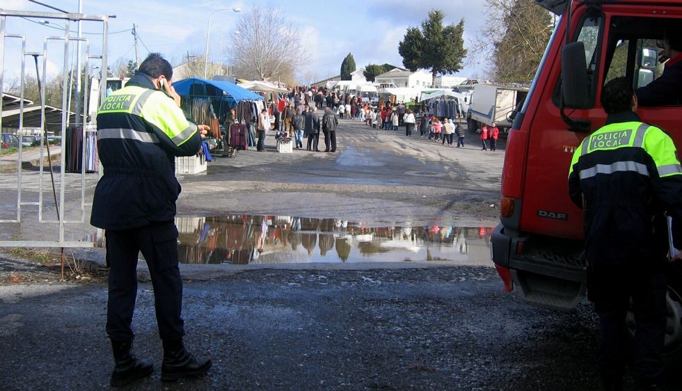 Los polic�as locales del Concello de Sarria realizan habitualmente turnos de refuerzo. 