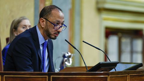 Gómez de Celis en el Congreso de los Diputados.