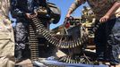 Milicianos de Misrata, que combaten a las tropas de Haftar 