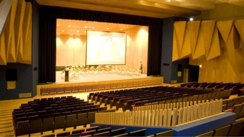 Interior del auditorio de Siero