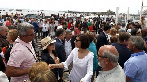 ACTO DEL HOMENAJE A PLACIDO BETANZOS EN EL QUE BAUTIZO´CON SU NOMBRE EL PASEO MARITIMO DE PALMEIRA