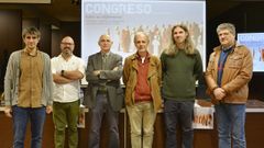 ngelo Nunes Milhano, segundo por la izquierda, junto a otros ponentes del congreso