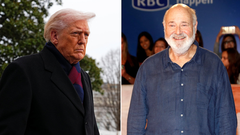 Trump arremeti� contra el director de cine asesinado Rob Reiner (derecha) y afirm� que estaba obsesionado con �l