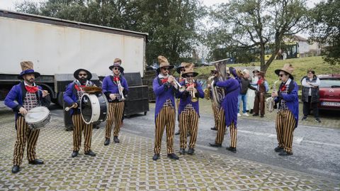 Vota da Pita del entroido de As Eiroás en Ourense