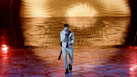 Stefan, de Estonia, cerró el festival de Eurovisión