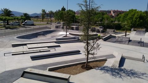 Skate-park de Baltar (Portonovo).
