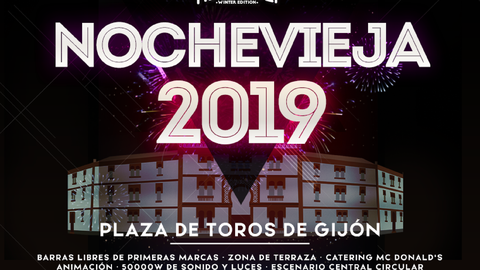 Cartel promocional de la nochevieja de Metropoli 