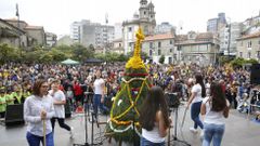 Pontevedra mantiene viva la tradicin de los Maios