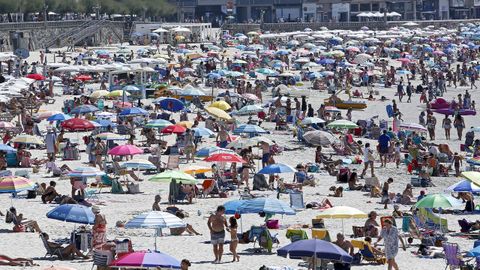 Desde Meteogalicia califican la jornada del domingo como «día de playa»