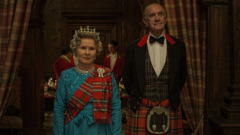 Imelda Staunton como Isabel II y Jonathan Pryce como el príncipe Felipe de Edimburgo.