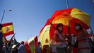 Protesta en la plaza de Coln contra los indultos a los lderes del procs