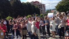 Corte de trafico de funcionarios delante de san Caetano