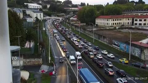 Retenciones en Alfonso Molina a causa de la colisión múltiple