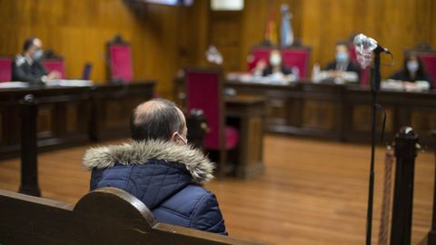 Momento del juicio, en octubre del 2020, contra un acusado de agresión sexual en Ourense al que rebajaron la pena de seis a cuatro años con la ley del sí es sí .