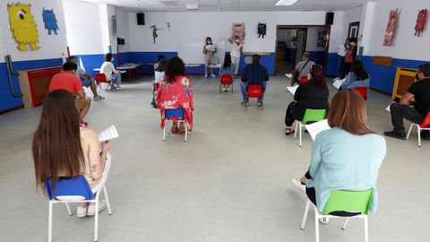 Reunión con los padres en una escuela de Vilagarcía