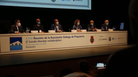 Congreso sobre el suicidio que se celebr ayer en Pontevedra