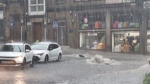Lluvias torrenciales en Ourense