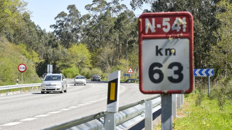 Seis tramos de carretera de Pontevedra, entre los más peligrosos de toda España