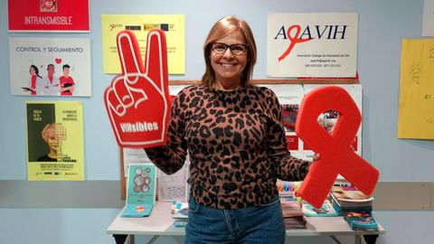 Cándida Álvarez, paciente de VIH