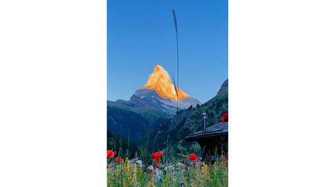 Amanece en el Matterhorn. Suiza