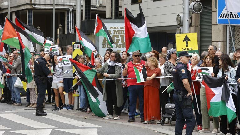 La Audiencia Nacional abre diligencias tras la denuncia por odio a los responsables del boicot a Israel en la Vuelta