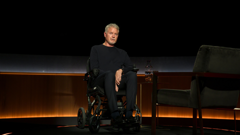 Eric Dane, en un momento de la entrevista, que public� este s�bado Netflix