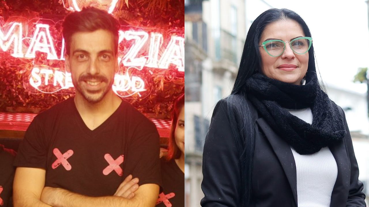 David, gerente del restaurante Melizzia, en Lugo, y Ana Mar�a, propietaria del Bar Gran Camino.