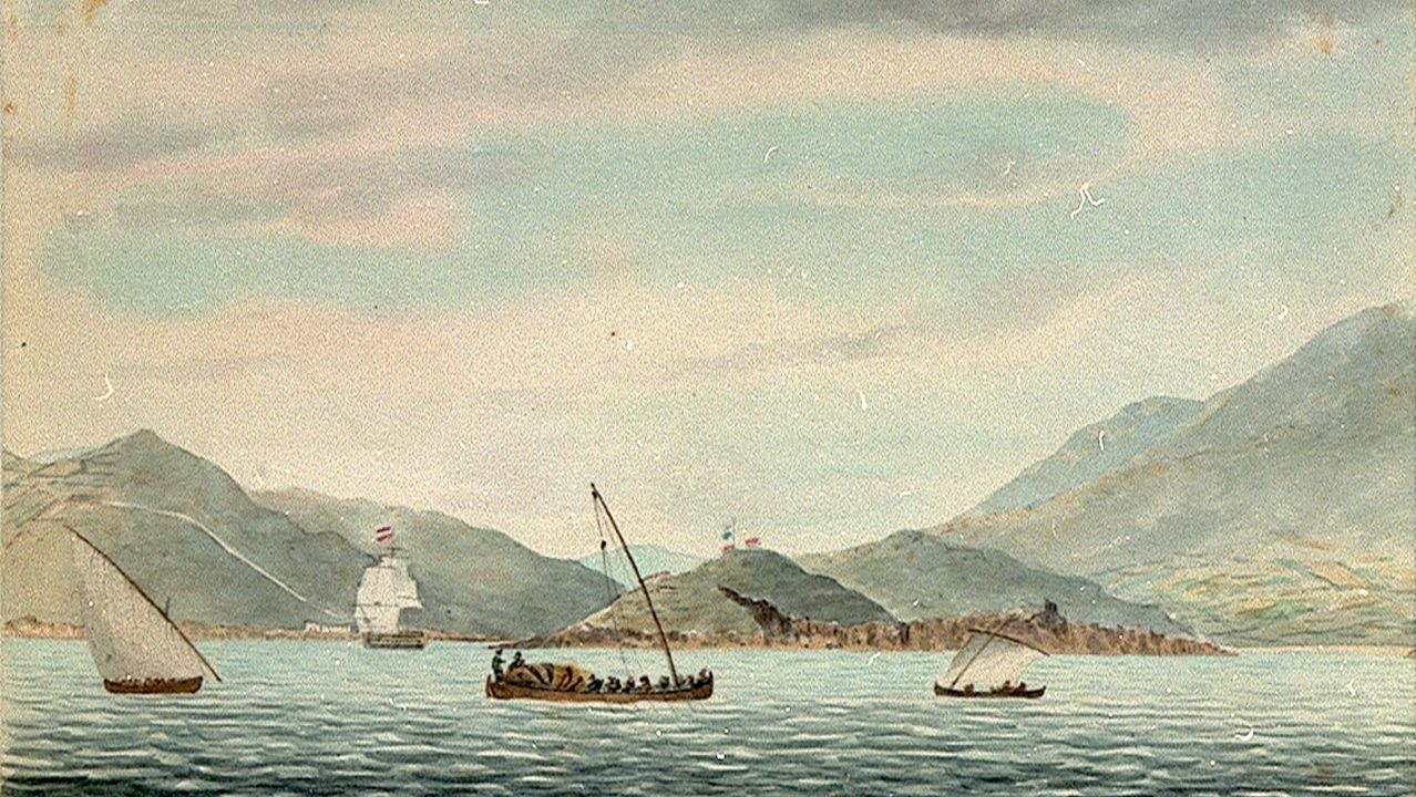 Wyllie era pintor naval y retrataba paisajes pero tambin embarcaciones, como en la ra de Vigo