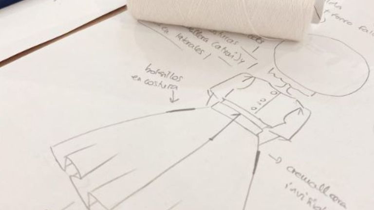 Bocedo de un diseño de Tamara Díaz