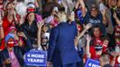 Trump en un mitin en Macon, Georgia
