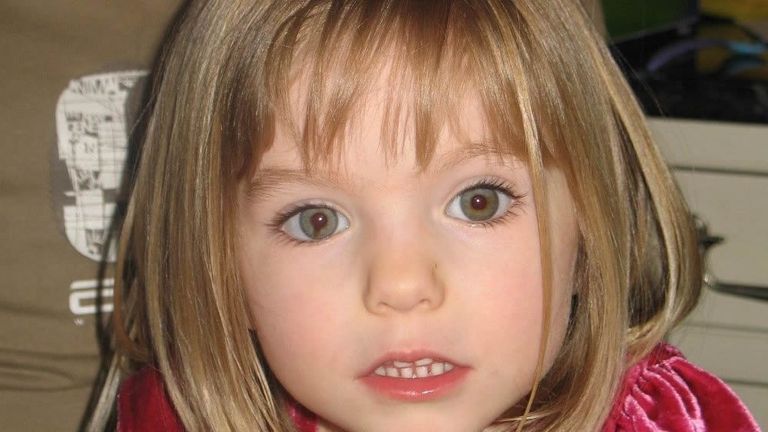 Imagen de Madeleine McCann poco antes de su desaparición en el 2007