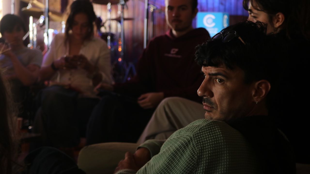 Jerónimo Quevedo, en primer término de la fotografía