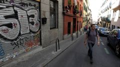 Imagen de archivo de una calle del barrio de Lavapis (Madrid).