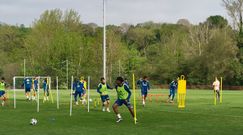 Entrenamiento del Real Oviedo en El Requex�n