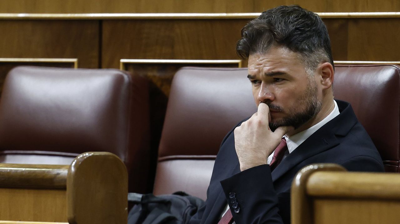El portavoz parlamentario de ERC, Gabriel Rufin.