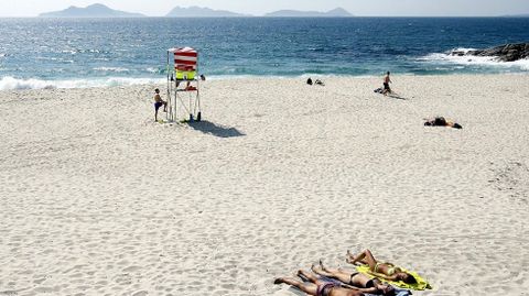 Playa de Fortiñon, en Saiáns, Vigo