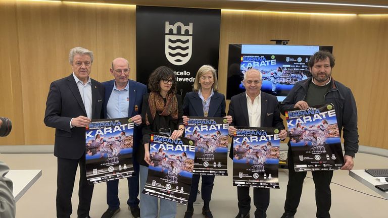 La élite del kárate español peleará por las medallas en Pontevedra