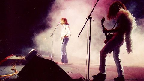 Los Esklizos en su concierto de 1992