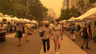 El humo de los incendios de Canad llega a Nueva York