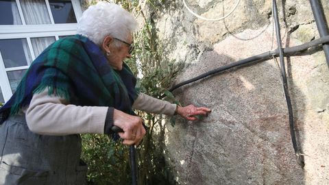 Petroglifo de Taleiria en la aldea de Aragunde, Catoira