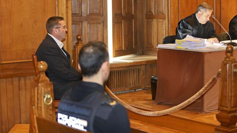 Jos Eirn, este mircoles, en la tercera sesin del juicio por el asesinato de Jssica Mndez