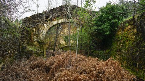 Ruinas de la ermita de San Brais, en Castrelo do Val