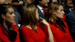 El por qu no te callas? de la princesa Letizia durante el discurso del prncipe ante el COI