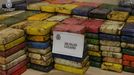 Imagen de archivo de una operación antidroga en la que se intervinieron 300 kilos de cocaína.