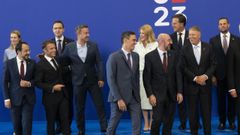 Los lderes de la UE durante la foto de familia de la cumbre informal de Granada.