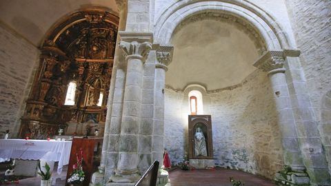 Interior de la iglesia de Penamaior