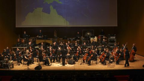 Imagen de un concierto de la Real Filharmona de Galicia en Santiago de Compostela