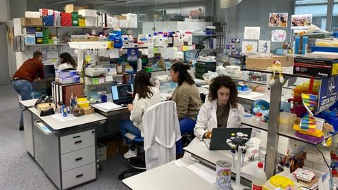 Personal de investigación del Inibic (Chuac) de A Coruña.