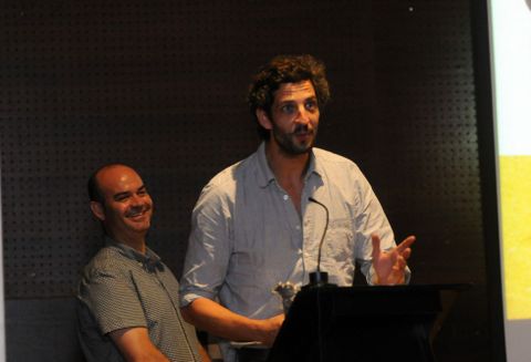 Julien Féret, productor de «La lampe au beurre de Yak», estuvo en septiembre en la gala de Ficbueu. 